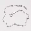 Strieborný náramok s lesklými facetami CHRS-DAISY-030