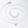 Strieborný náhrdelník SST-15856