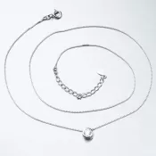 Strieborný náhrdelník SST-15856