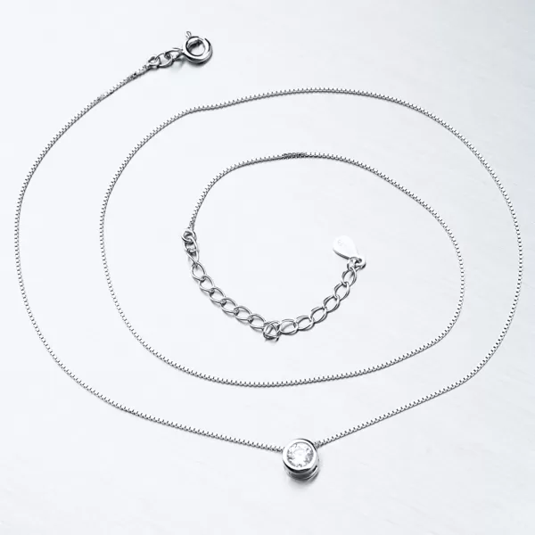 Strieborný náhrdelník SST-15856