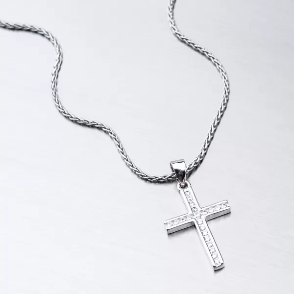 Strieborný krížik HST-13457