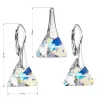 Súprava šperkov s kryštálmi Swarovski náušnice a prívesok ab efekt trojuholník 39174.2