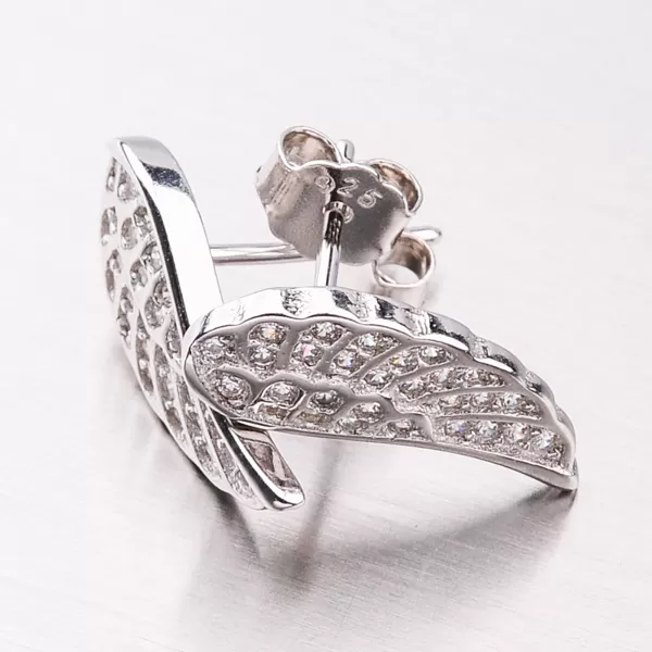 Náušnice kôstky so zirkónmi SET-12264