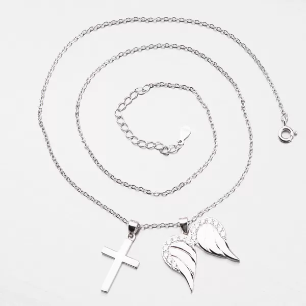 Strieborný náhrdelník SST-151158