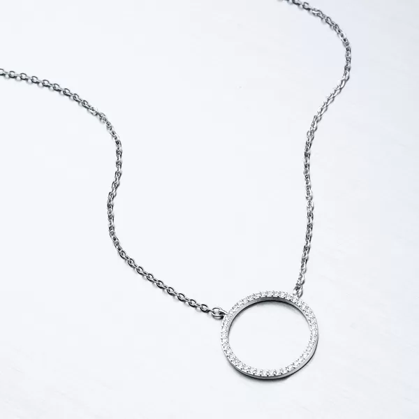 Strieborný náhrdelník SST-151161