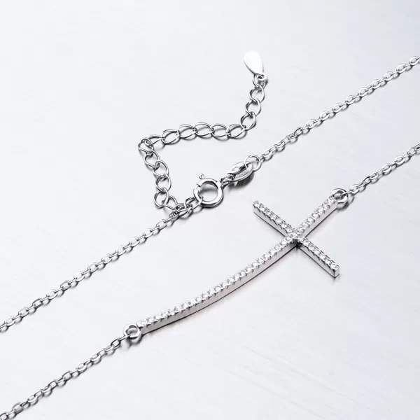 Strieborný náhrdelník SST-151165