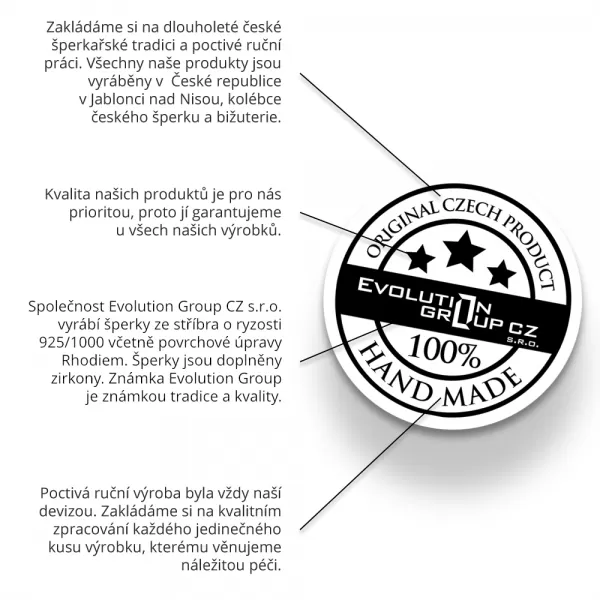 Strieborné náušnice pecka so zirkónom v bielej farbe 11152.1