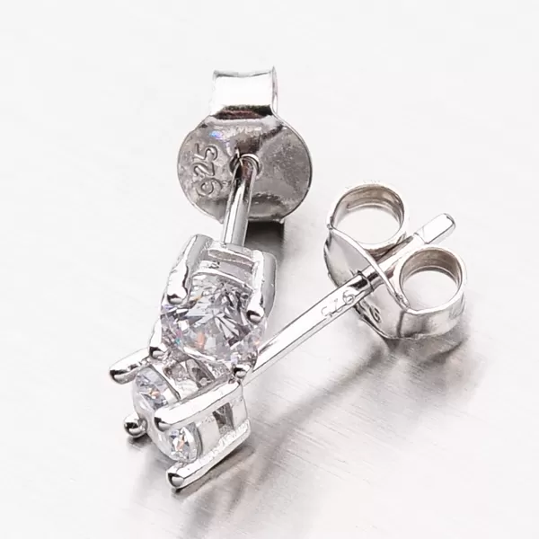 Náušnice kôstky so zirkónmi UPST-122025