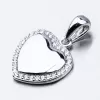 Strieborný prívesok srdca HST-13105