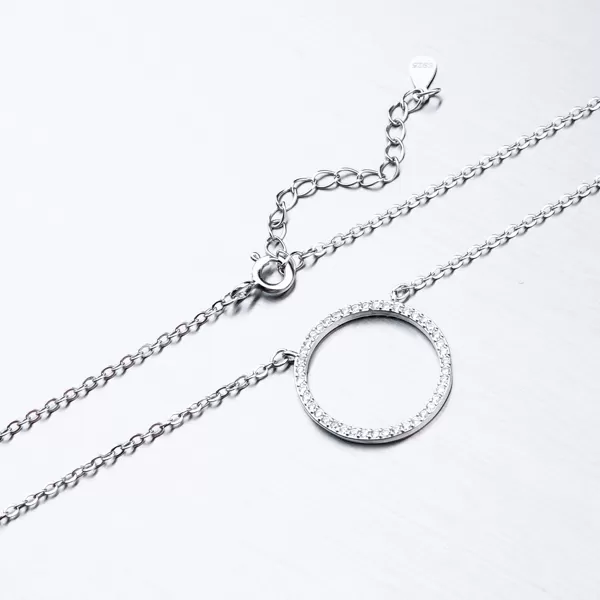 Strieborný náhrdelník SST-151161