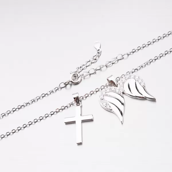 Strieborný náhrdelník SST-151158