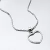 Strieborný prívesok srdca HST-13245