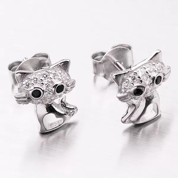 Náušnice kôstky so zirkónmi UPST-121874