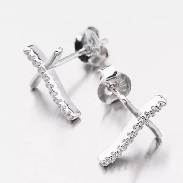 Náušnice so zirkónmi kôstky UPST-122000