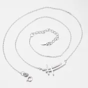 Strieborný náhrdelník SST-15555