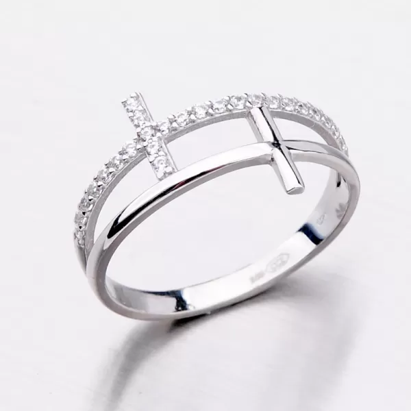 Zlatý dámsky prsteň 11-285