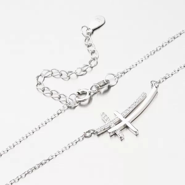 Strieborný náhrdelník SST-15555