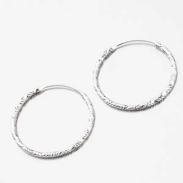 Strieborné kruhy UCST-12644/25