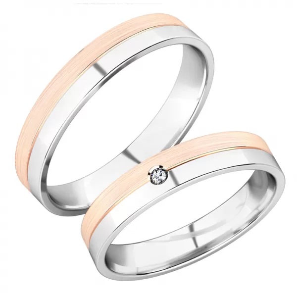 Snubné prstene zo žltého zlata SP-288