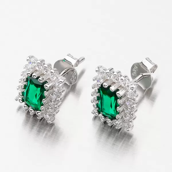 Náušnice so zirkónmi TSETST-12198