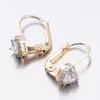 Dámske náušnice žlté zlato 585 zirkón 52GZ-8015ZBB-KL