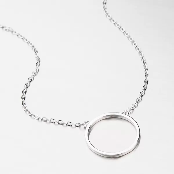 Strieborný náhrdelník SST-151163