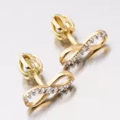 Dámske náušnice žlté zlato 585 infinity v žltom prevedení 52GZ-60149Z-SR