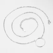 Strieborný náhrdelník SST-151163