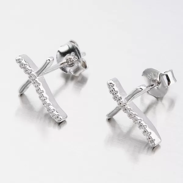 Náušnice so zirkónmi kôstky UPST-122000