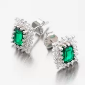 Náušnice so zirkónmi TSETST-12198