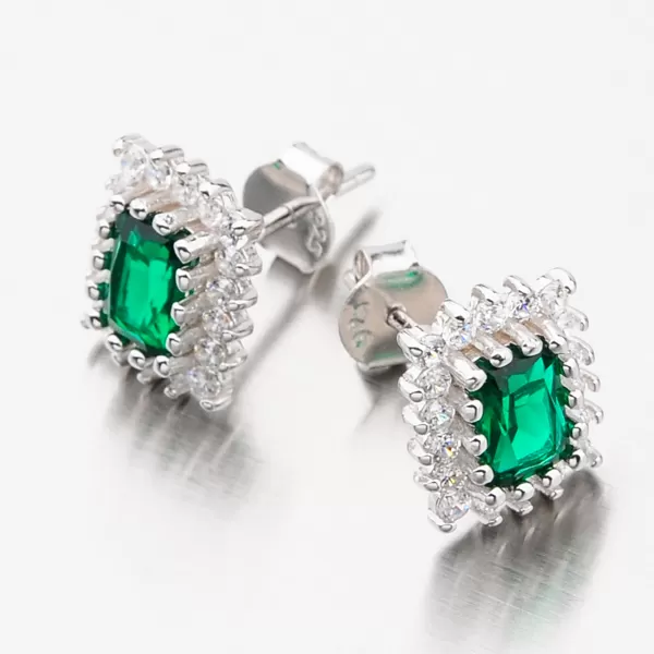 Náušnice so zirkónmi TSETST-12198