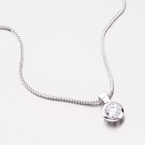 Zlatý prívesok so zirkónom 53DZ-8005B-ZIR