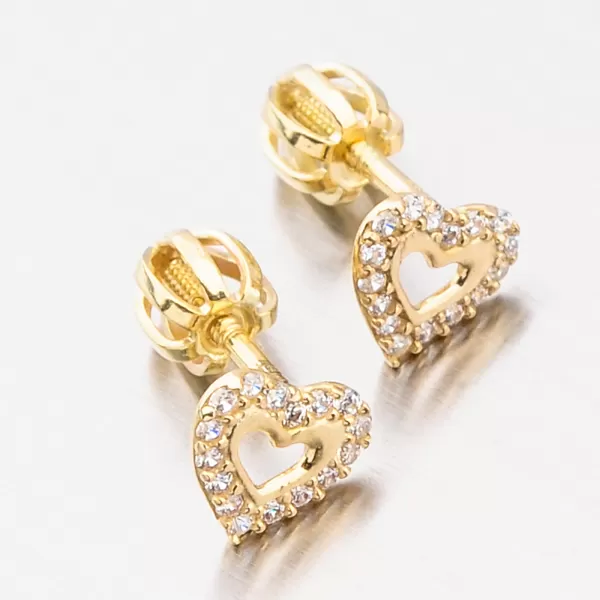 Zlaté napichovacie náušnice 52GZ-60213Z-SR