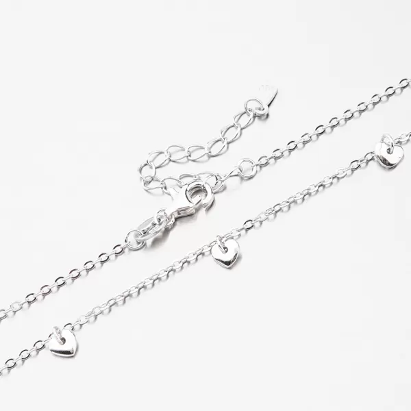 Dámsky strieborný 925 náramok na nohu AGNST-1432