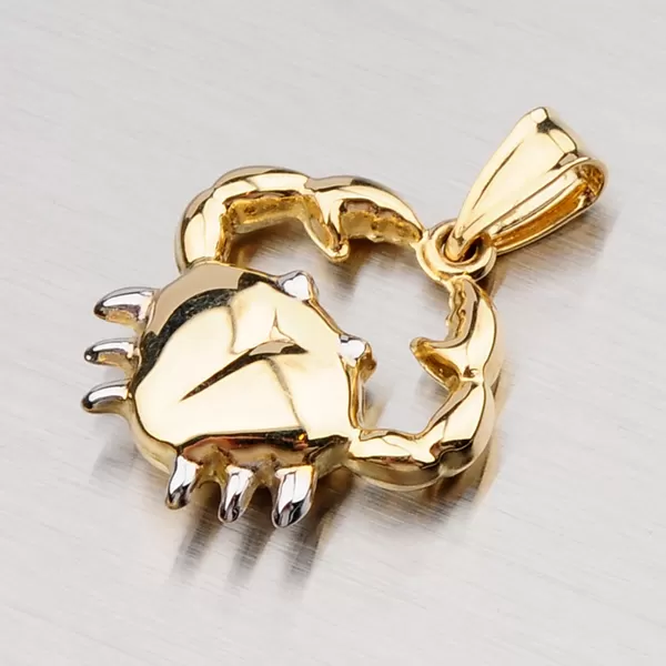 Zlatý prívesok - Rak 1-4010-06