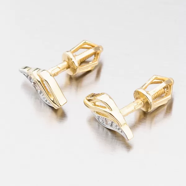 Dámske náušnice žlté zlato 585 52GZ-8024ZB-SR