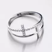 Zlatý dámsky prsteň 11-285