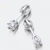 Dámske náušnice biele zlato 585 zirkón 52DZ-60129B-ZIR