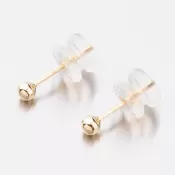 Zlaté náušnice Pecky 52GZ-5013Z