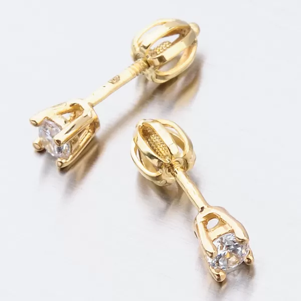 Dámske náušnice žlté zlato 585 52DZ-61062Z-ZIR