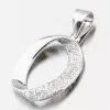 Strieborný prívesok so zirkónmi TSETST-13270