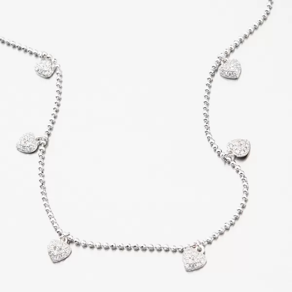 Dámsky strieborný 925 náramok na nohu AGNST-1431