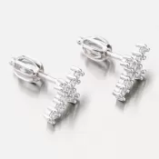 Náušnice so zirkónmi kôstky UPST-121528S