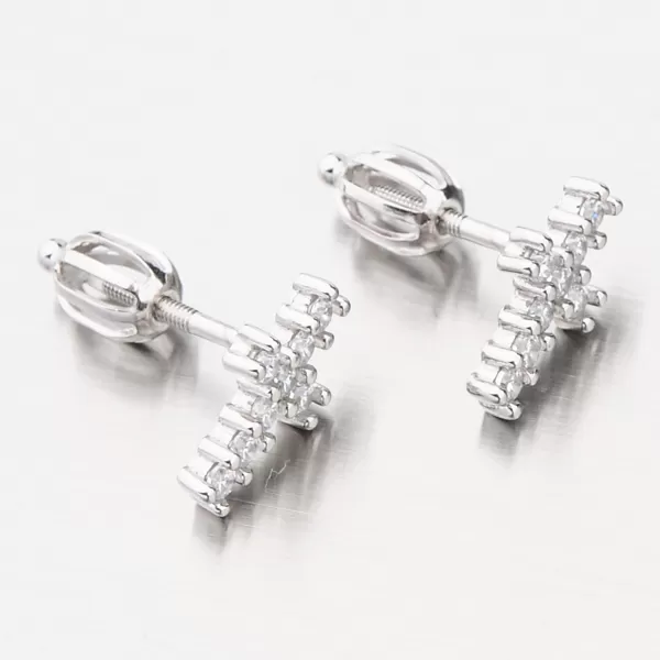 Náušnice so zirkónmi kôstky UPST-121528S