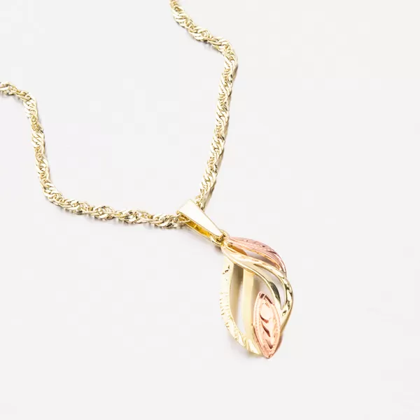 Zlatý klasický prívesok 53P-003-02