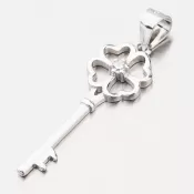 Strieborný prívesok so zirkónmi HST-13619