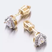 Dámske náušnice žlté zlato 585 52GZ-8015ZBB-SR