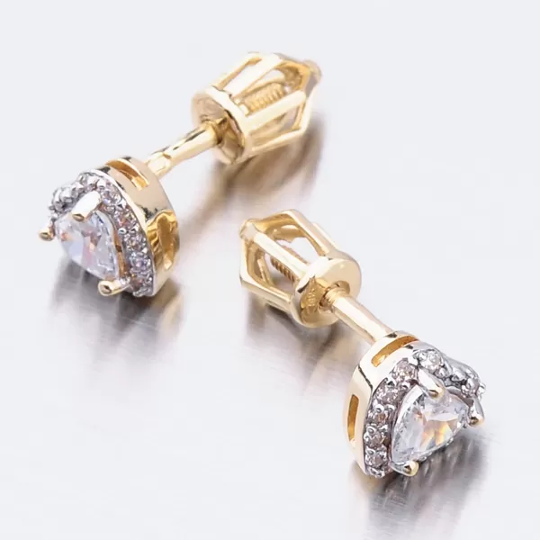 Dámske náušnice žlté zlato 585 52GZ-8015ZBB-SR