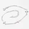 Strieborný náramok so zirkónmi BST-14352-02