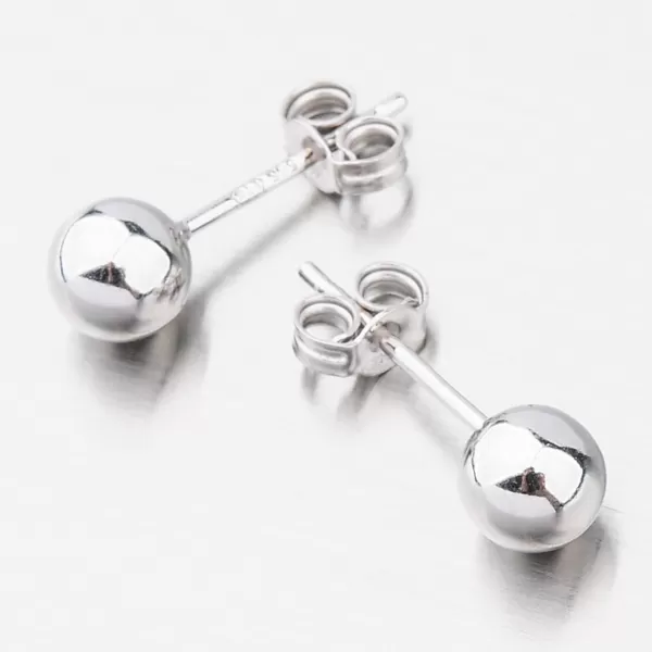 Zlaté náušnice kôstky 5 mm 148P-121082